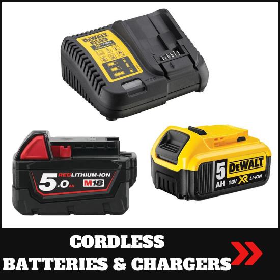 Cordless Batteries and Chargers