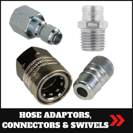 hose adaptors, connectors and swivels
