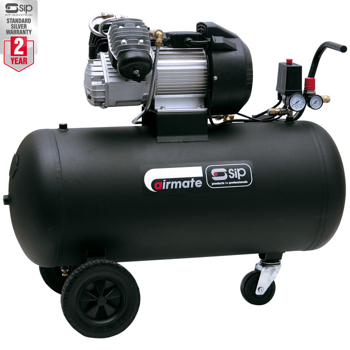 SIP 100Ltr 3HP Airmate TN3/100-D Air Compressor (14 CFM)