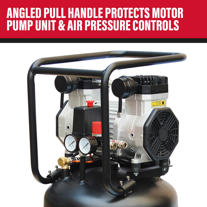 SIP 05484 DD 3hp 100ltr Low Noise Vertical Compressor (13.6CFM)