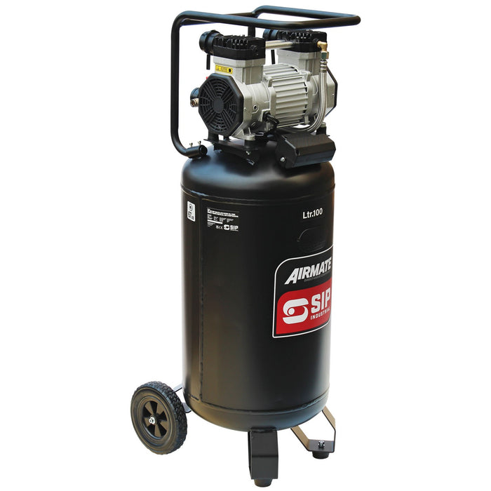 SIP 05484 DD 3hp 100ltr Low Noise Vertical Compressor (13.6CFM)