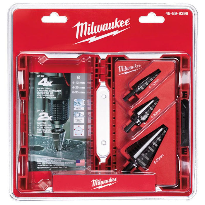 Milwaukee 48899399 Step Drill Bit Set (6 - 35mm)