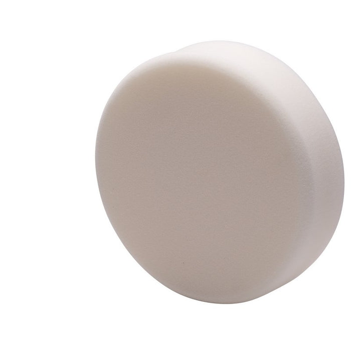 Draper 180mm White Firm Polishing Sponge (Hook & Loop)