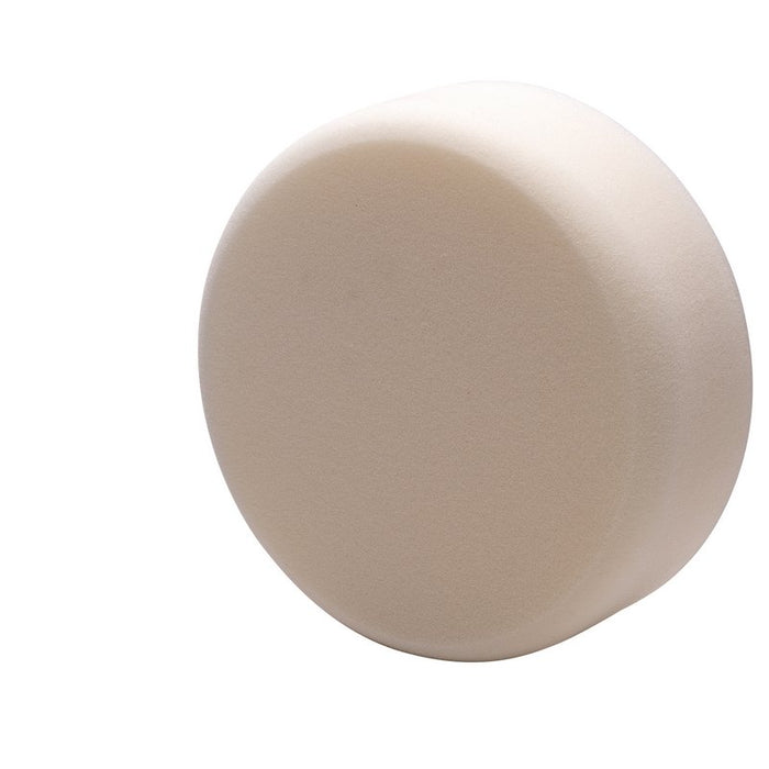 Draper 150mm White Firm Polishing Sponge (Hook & Loop)