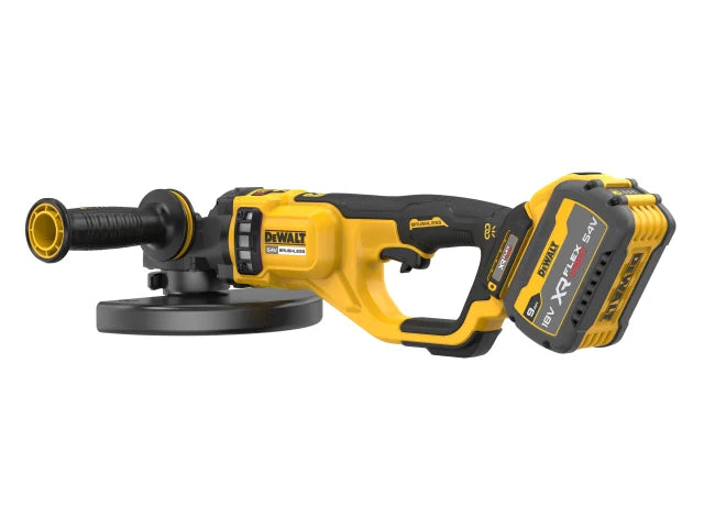 DeWalt DCG460X2 54V XR Brushless FLEXVOLT 230mm Angle Grinder (2x9Ah)