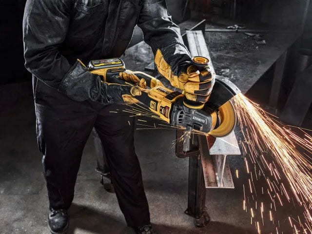 DeWalt DCG460X2 54V XR Brushless FLEXVOLT 230mm Angle Grinder (2x9Ah)