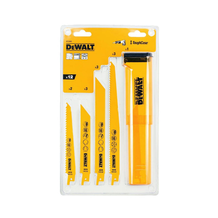 DeWalt 12pc DT2445 Multi Material Recip Saw Blades