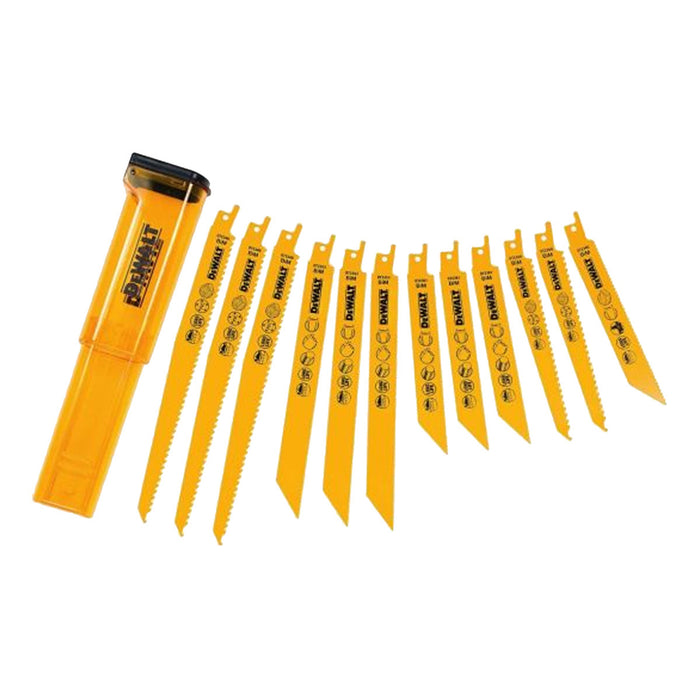 DeWalt 12pc DT2445 Multi Material Recip Saw Blades