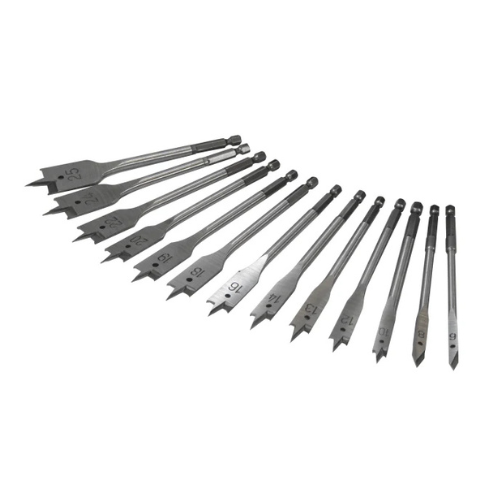 Faithfull 13pc Flat Bit Set (6 - 25mm)