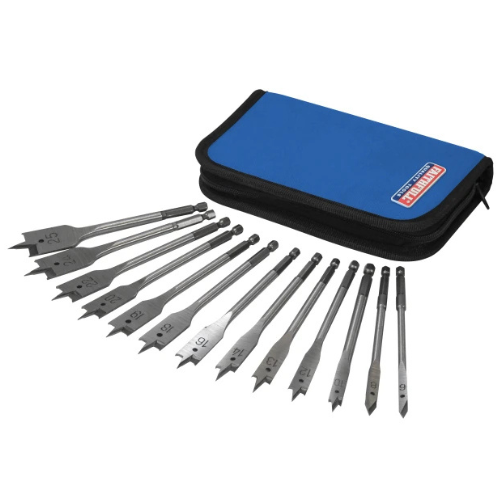 Faithfull 13pc Flat Bit Set (6 - 25mm)