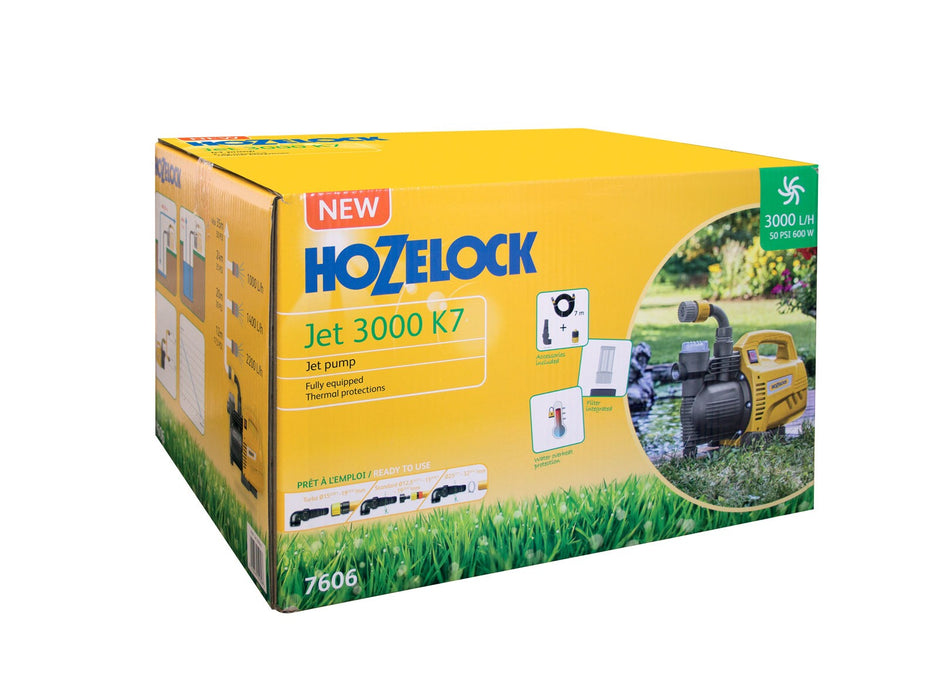 Hozelock 7606 600w Water Jet Pump (4,000 L/hr)