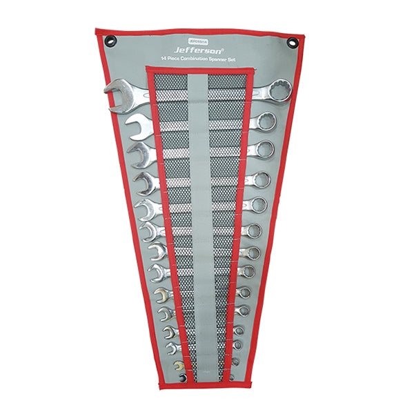Jefferson 14 Piece Imperial Combination Spanner Set (1/4 - 1 1/4'')