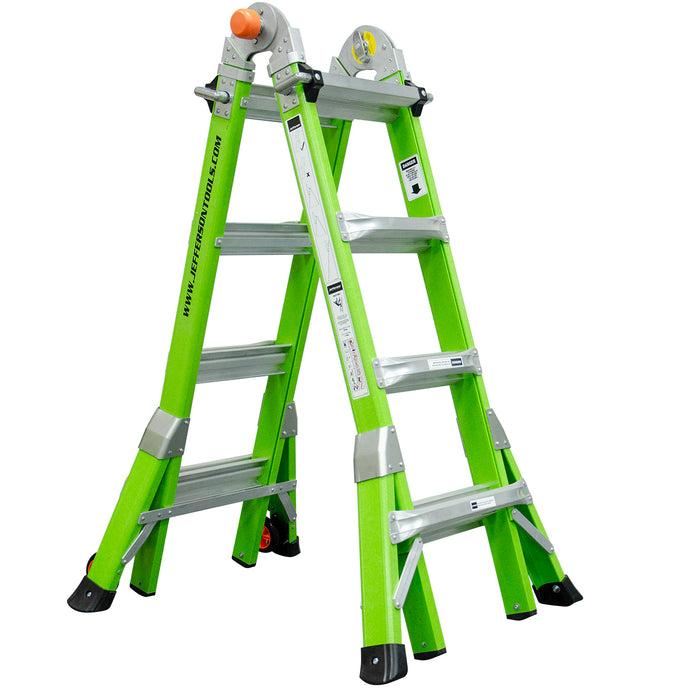 Jefferson FG4 Fibreglass Multi Purpose Ladder (4M)