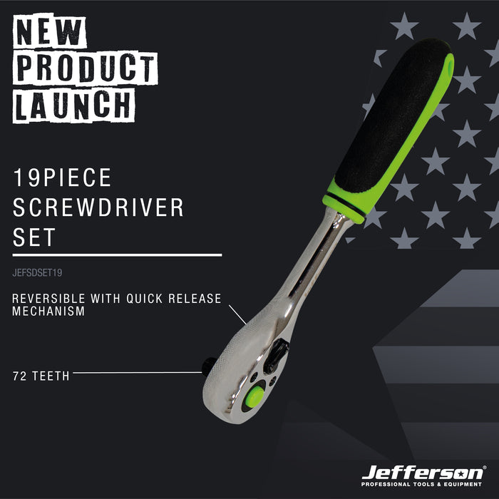 Jefferson 1/2" 72T Socket Ratchet