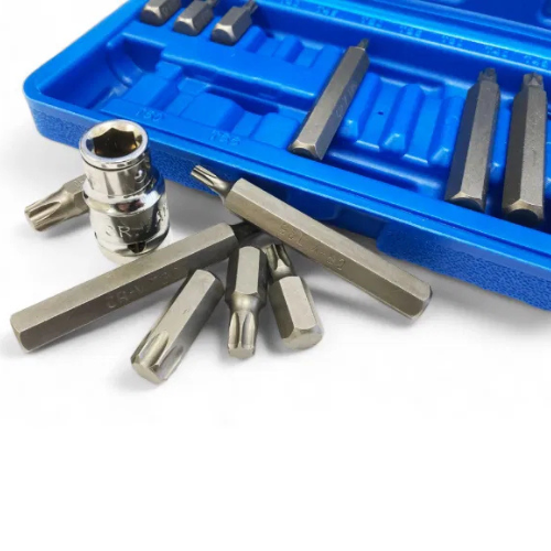 Toolzone 15pc Star Bit Set with 1/2'' Adaptor (T20 - T55)