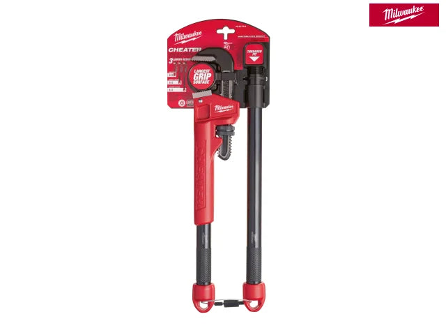 Milwaukee Cheater - Adaptable Pipe Wrench (Jaw 63mm)
