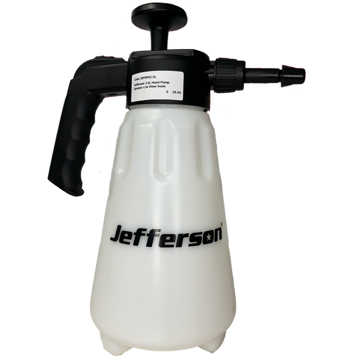 Jefferson 2.5L Hand Pump Sprayer c/w Viton Seals
