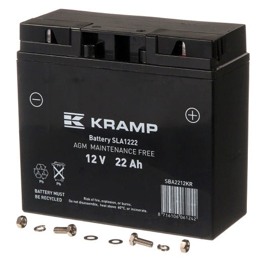 Kramp 12v 22Ah 160A Battery