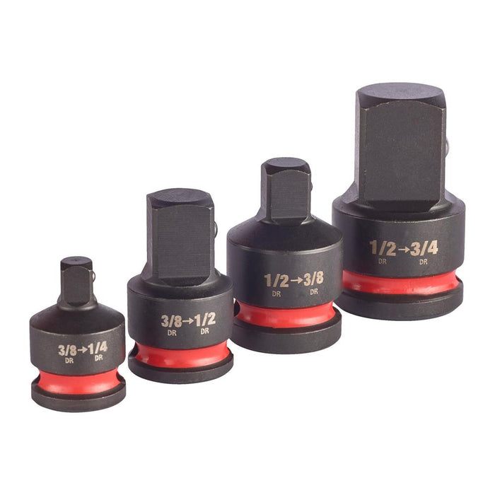 Milwaukee Impact Socket Square Adaptor Set (4 Pieces)