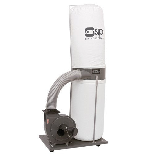 SIP 2HP 01954 Dust Collector Twin Outlet (Two Bag)