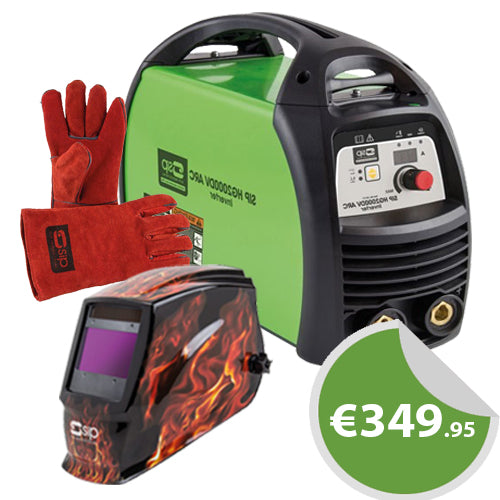 SIP HG2000DV Dual Voltage Inverter Welder (110 & 230v) Kit