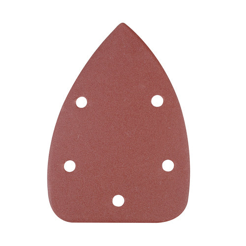 140mm Hook & Loop 240 Grit Detail Sander Sheets (10 Pack)