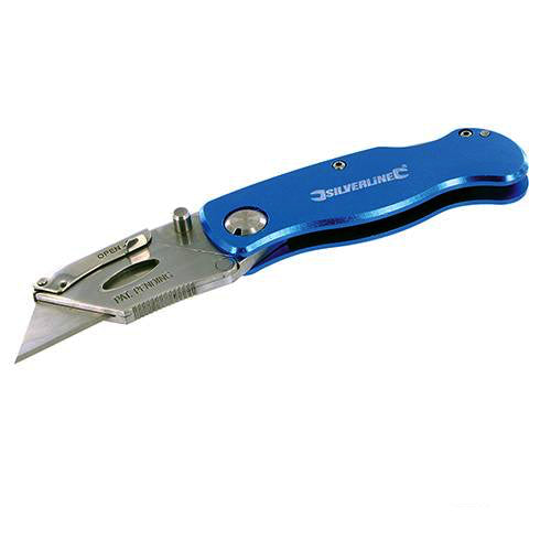 Silverline Lock Knife (c/w 10 Blades)