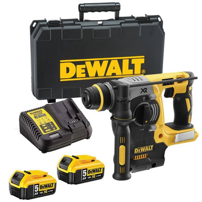 DeWalt 18v DCH273P2 XR Brushless 3 Mode SDS Hammer Drill (x2 5Ah)