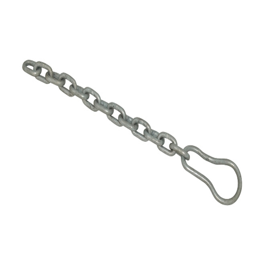 16 Link Trailer Safety Chain with Tow Hook - Zinc Plated