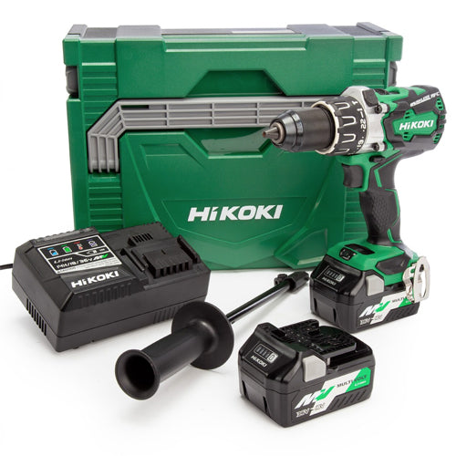 HiKOKI 18v DV18DBXL Combi Drill (2 x 5Ah Batteries)