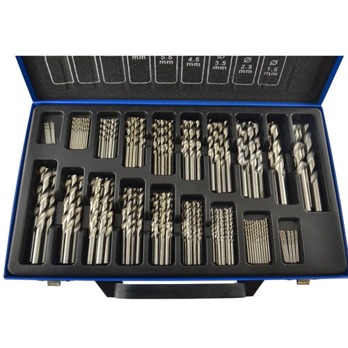 170pc HSS Drill Bit Set (1 - 10mm)