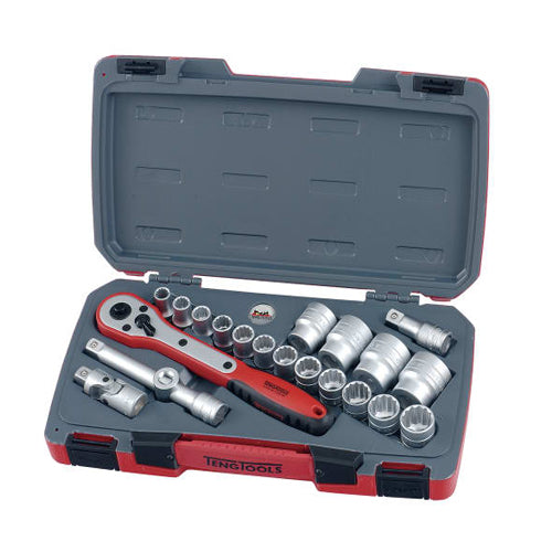 Teng Tools T1221 1/2'' Socket Set (21pc)