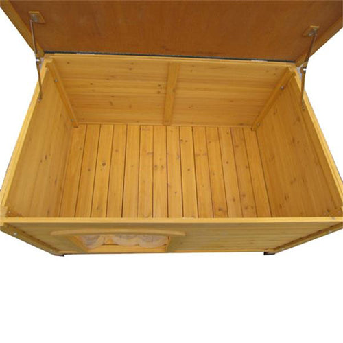 Jolly Paw Small - Medium Flat Roof Kennel (85 x 58 x 60cm)
