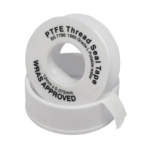 12mm x 10M White PTFE Teflon Thread Seal Tape (Single)