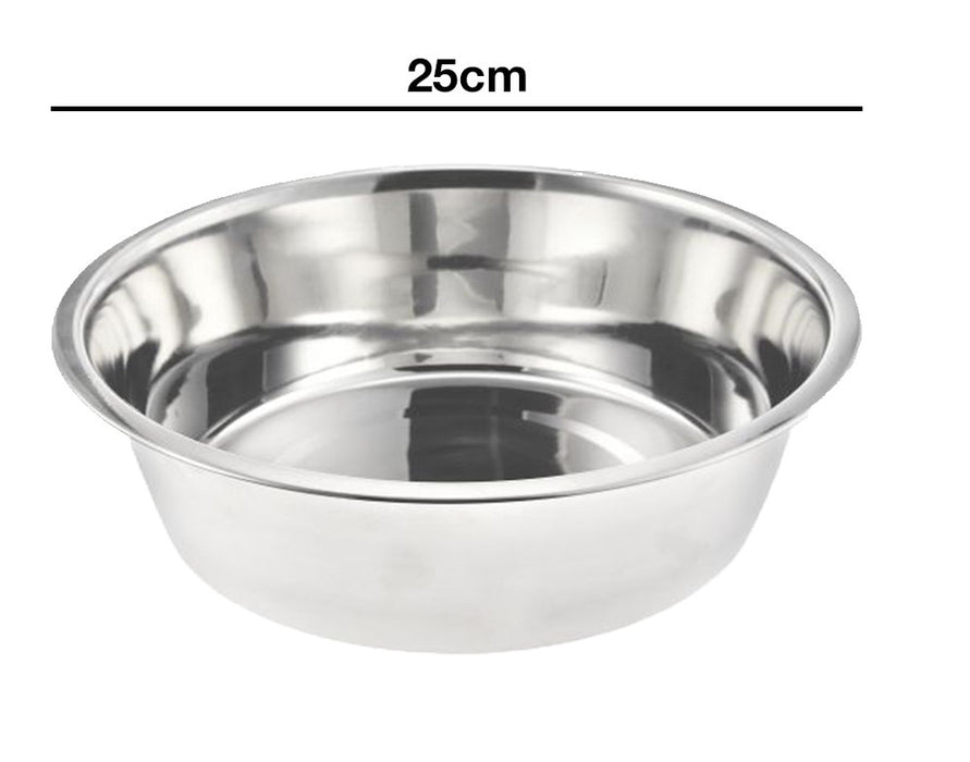 25cm Stainless Steel Dog Bowl (9.75'')