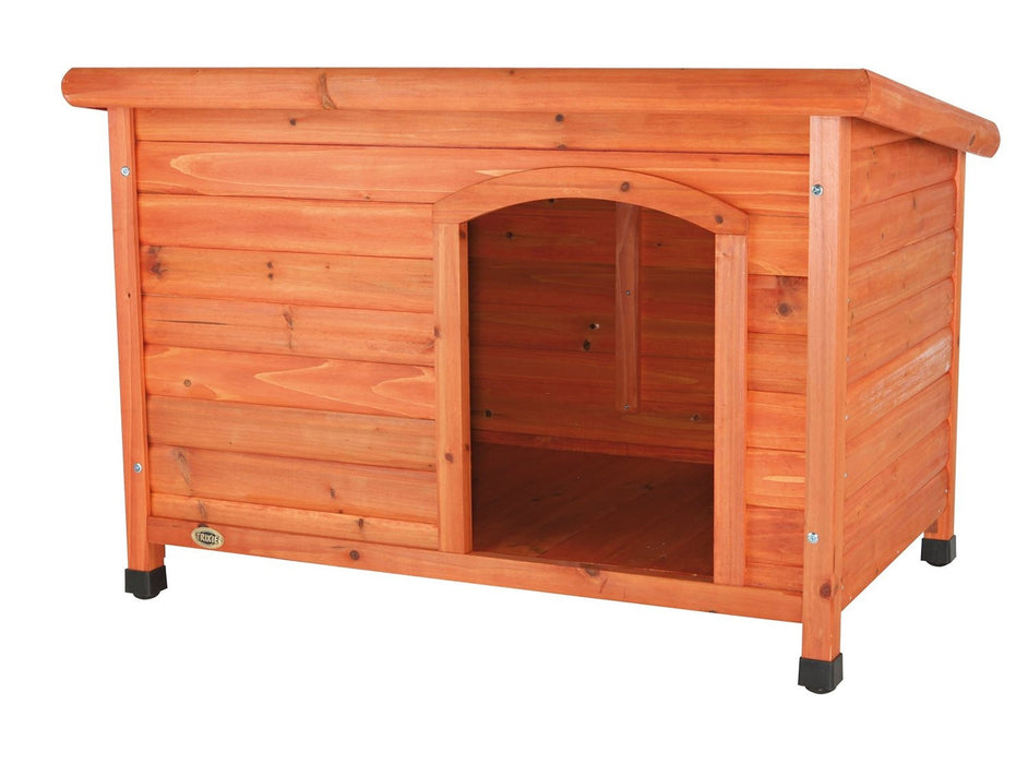 Natura X Large Flat Roof Wooden Kennel (116 x 82 x 79cm)