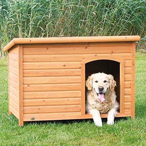 Natura X Large Flat Roof Wooden Kennel (116 x 82 x 79cm)