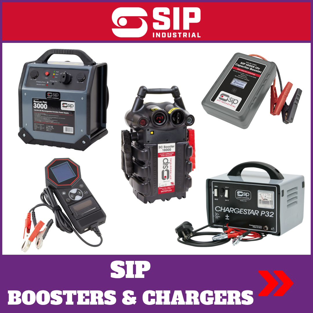 sip industrial battery boosters and chargers