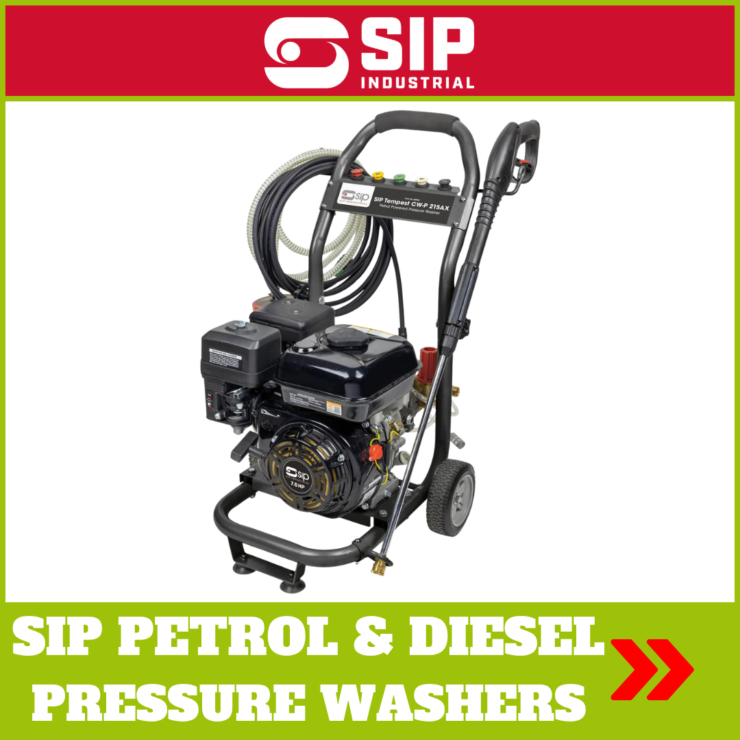 sip petrol and diesel pressure washers