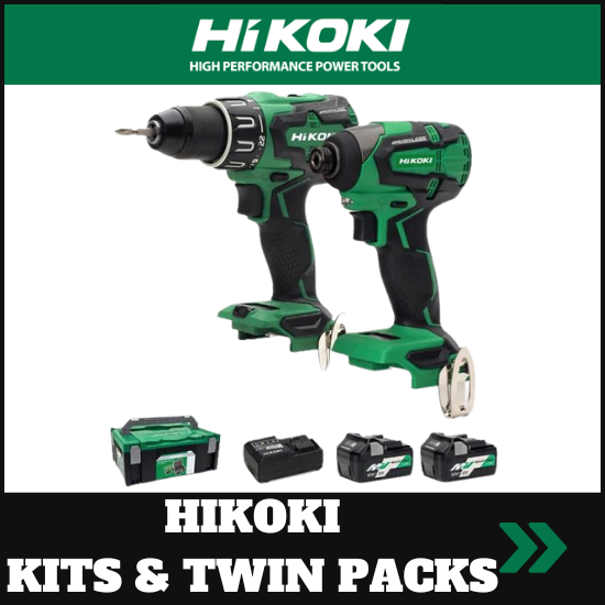 hikoki kits and twin packs 