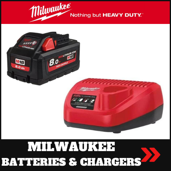 milwaukee batteries and chargers