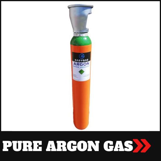 pure argon gas