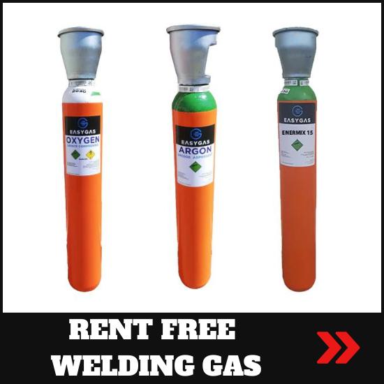 Rent Free Welding Gas