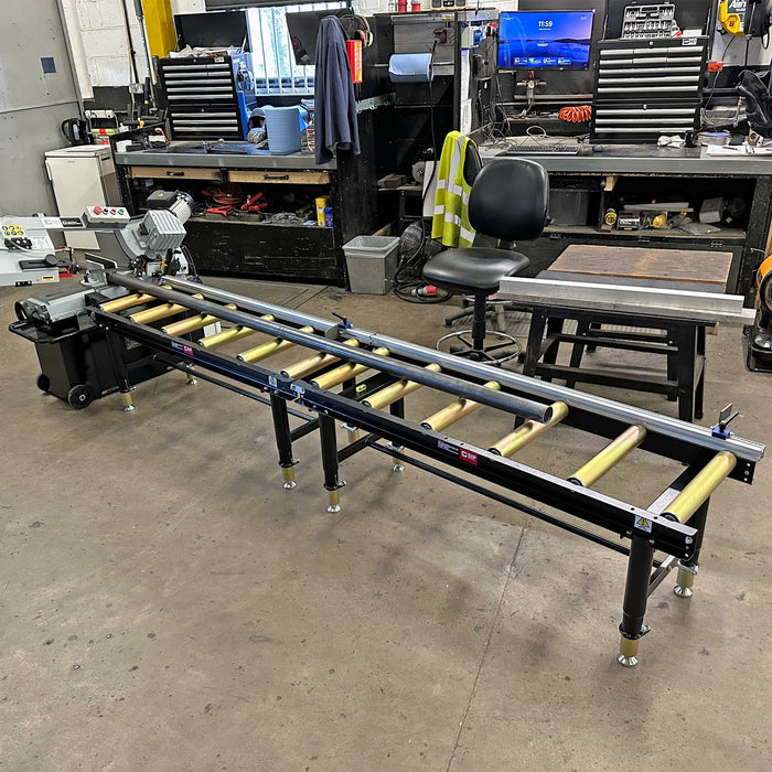 SIP Adjustable Roller Stand Table 1500 x 400mm 400kg