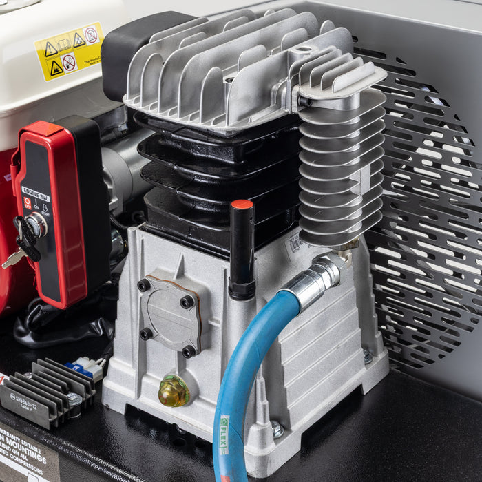 SIP 150Ltr Honda GX160 5.5HP Petrol Air Compressor (15CFM) Electric Start