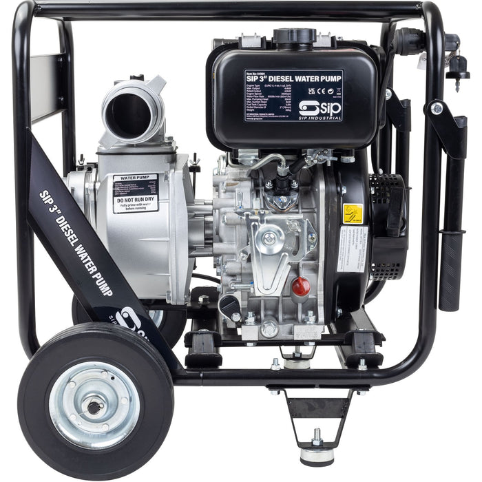 SIP 04909 3'' Diesel 6HP Water Pump (Electric Start)