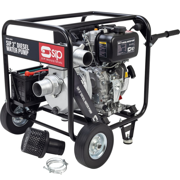 SIP 04909 3'' Diesel 6HP Water Pump (Electric Start)