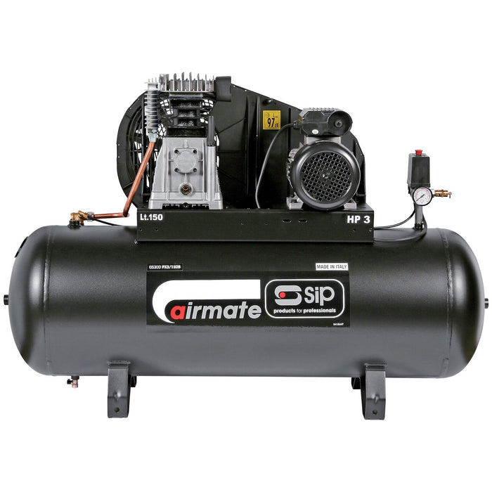 Airmate air compressor on a white background