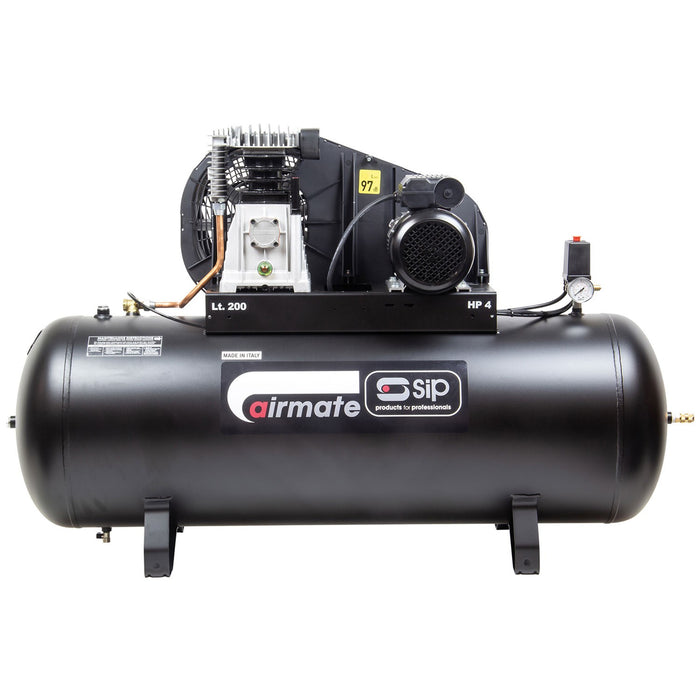 Airmate air compressor on a white background