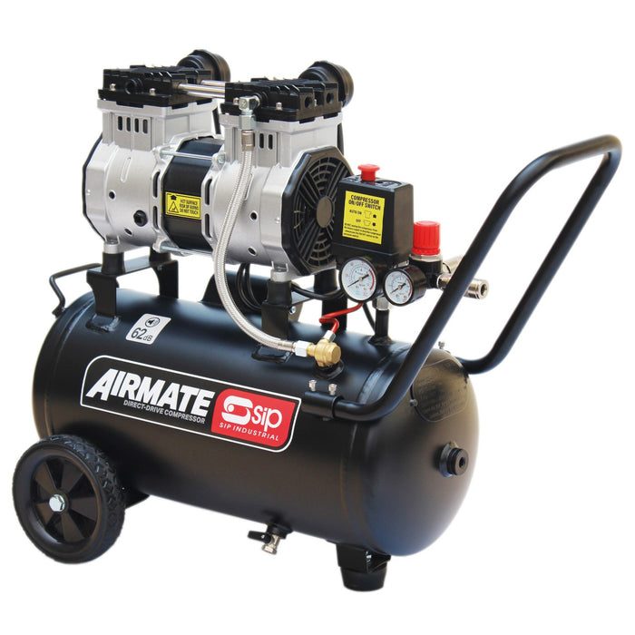Airmate air compressor on a white background